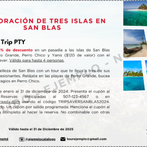 50% OFF – Catalog 2025 – Panama TripSaver